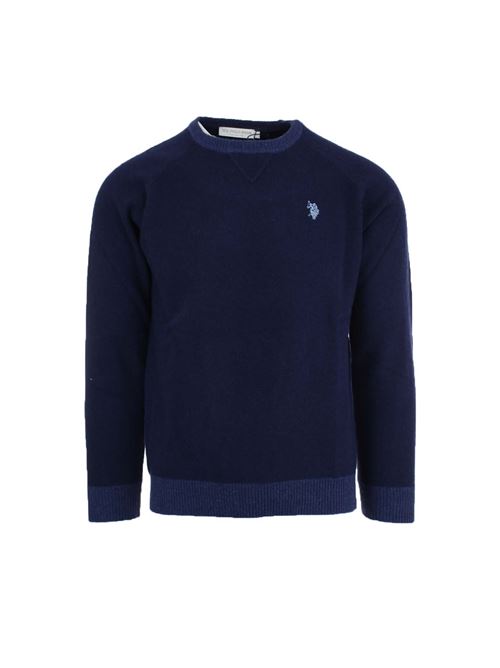 Maglia girocollo in lana bicolore US Polo Assn | Maglie | 730252571179